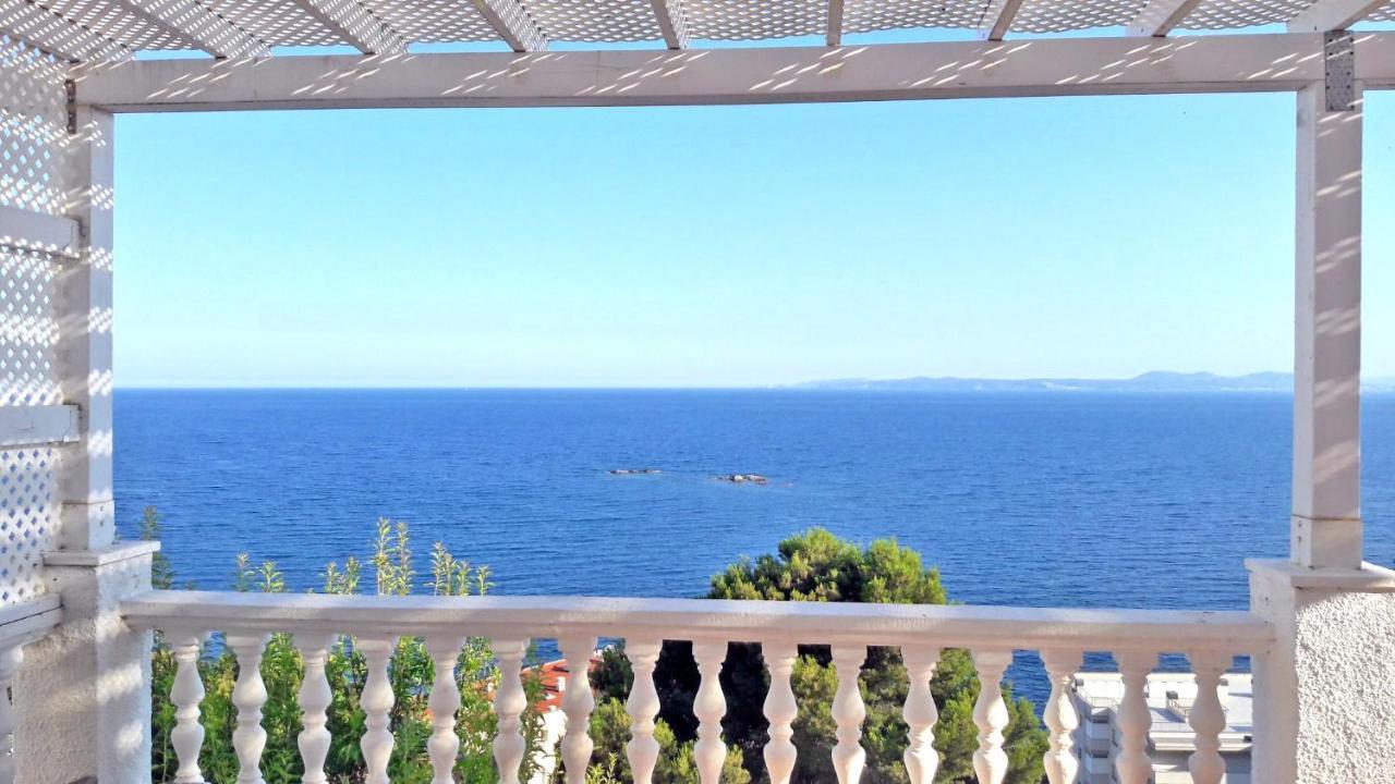 Amazing Seaview Apartment With Terrace & Parking - Casa Artevida Roses Exterior photo